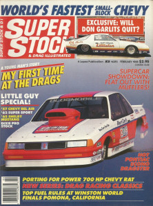 SUPER STOCK 1988 FEB - HOLLAND, SUPERCAR SHOWDOWN, GARLITS, HANSEN